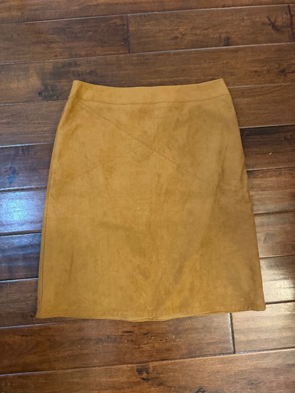Faux Suede Pencil Skirt - size 14